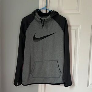 Nike Gray and Black Hoodie